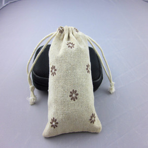 Drawstring jute tea bags for promotion