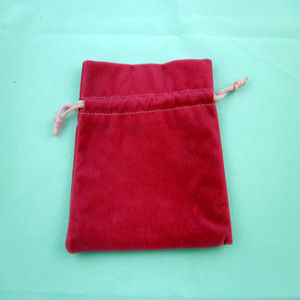 Eco custom velvet shoe dust bag with drawstring, shoe bag