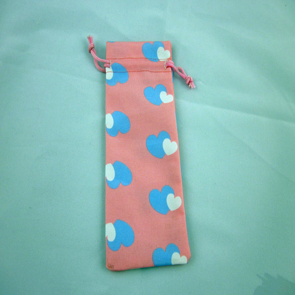 Newest new coming organic cotton pouchs promotional