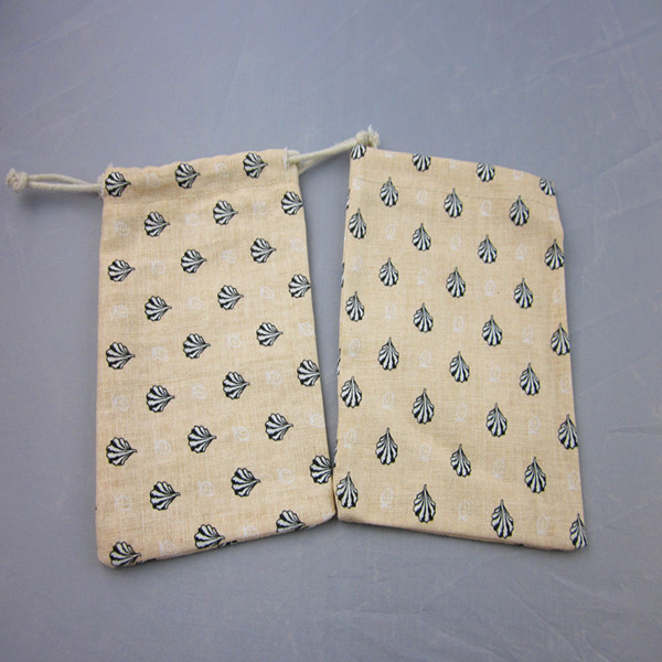 Cotton linen pouch