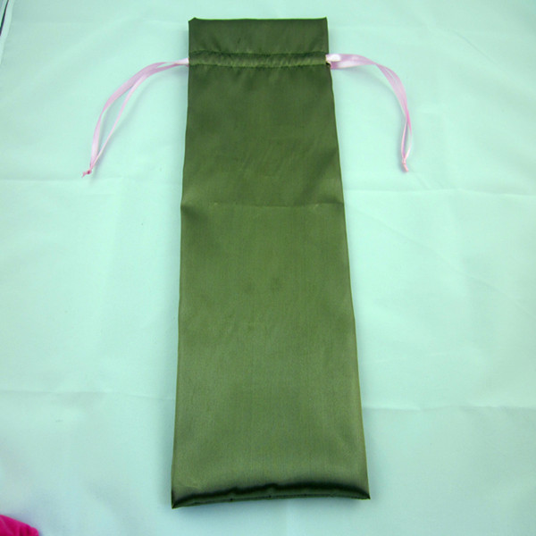Hair extension packaging satin bag