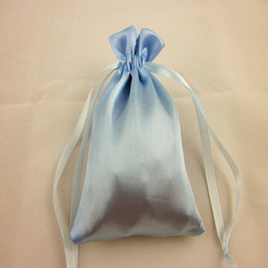 Wholesale Custom printed drawstring satin hair bag