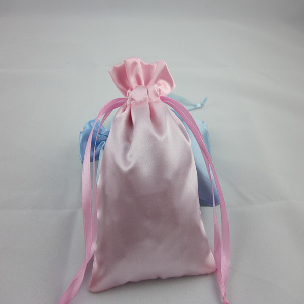 Fashionable new products black satin pouches