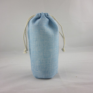 2016 High Quality Wine Bottle Protective Packaging Jute Linen Wine Bag