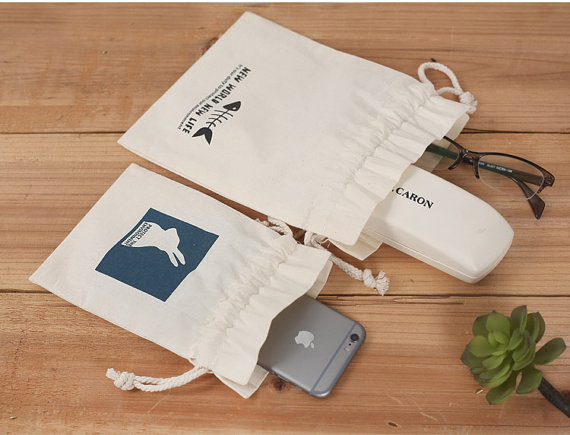 Cotton Pouches For Sunglass Packing