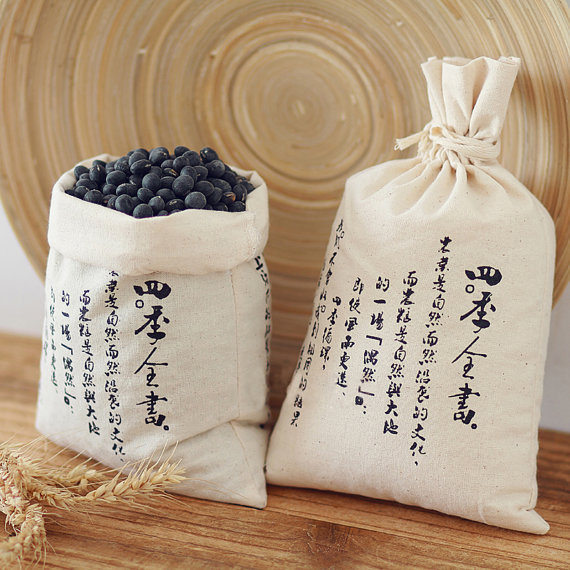 Wholesale Cotton Muslin Drawstring Bag